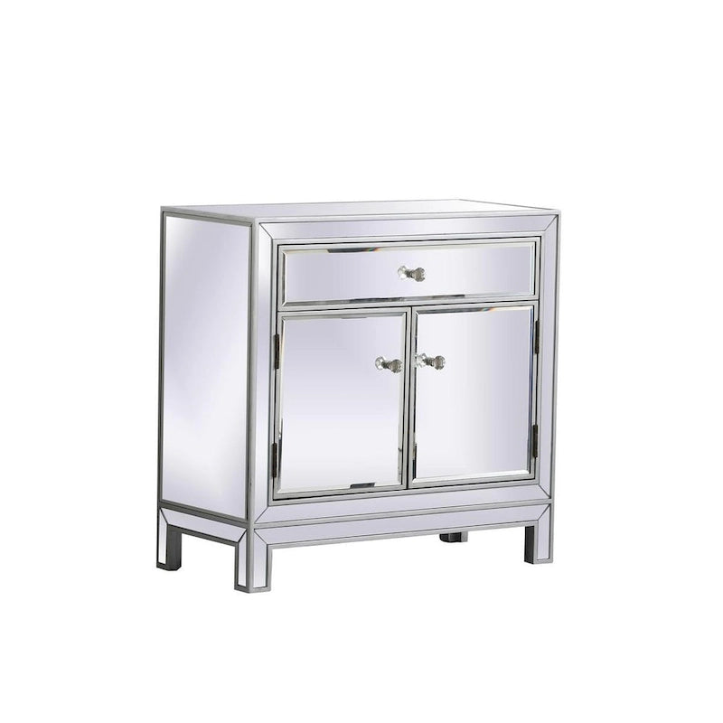 29 in. Antique Mirrored Cabinet