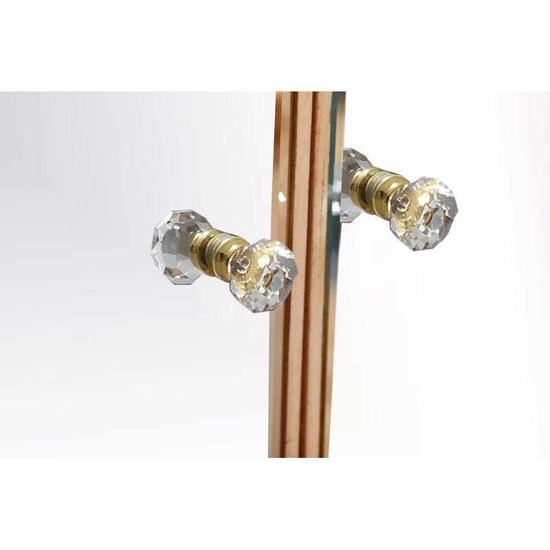 29 in. Antique Mirrored Cabinet