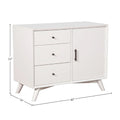 Flynn Wood Accent Cabinet in White