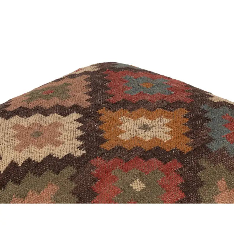 HERAT ORIENTAL Handmade Upholstered Ottoman Stool