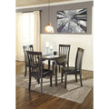 Signature Design by Ashley Hammis Dark Brown 5-Piece Dining Package
