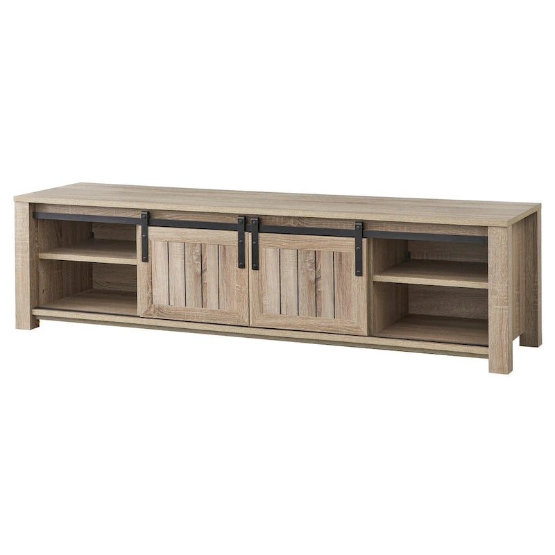 Simple Living Glasbern Barn Door TV Console