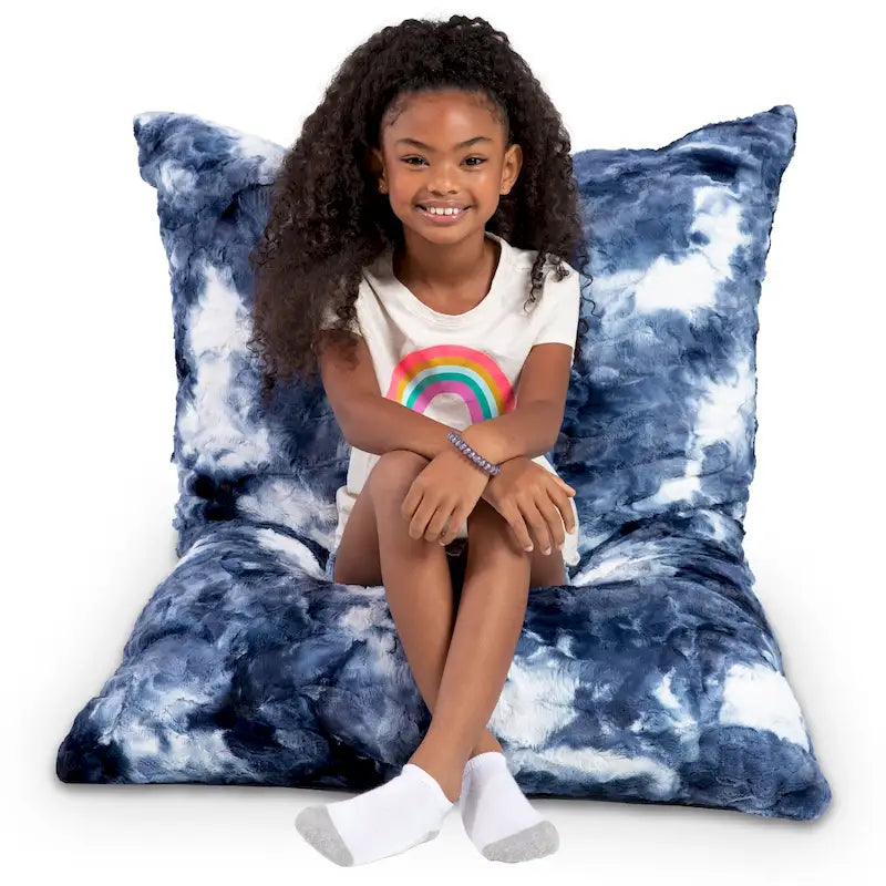 Jaxx Saxx 3.5 Foot Giant Decor Floor Pillow For Kids, Faux-Fur