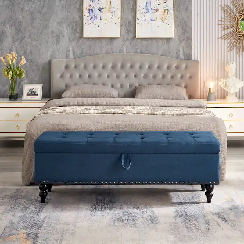 59 Bed Bench Ottoman with Storage