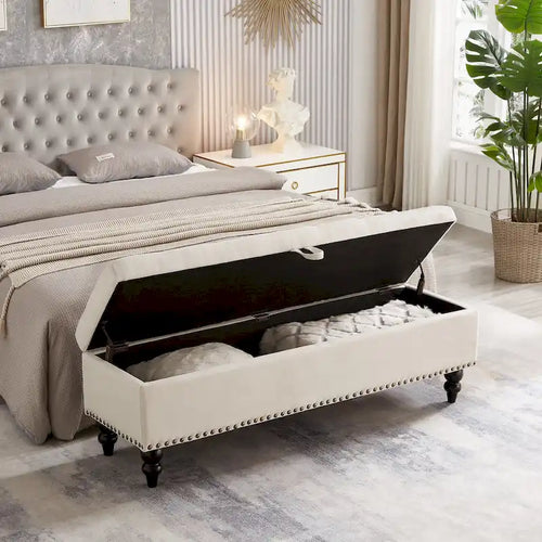 59 Bed Bench Ottoman with Storage