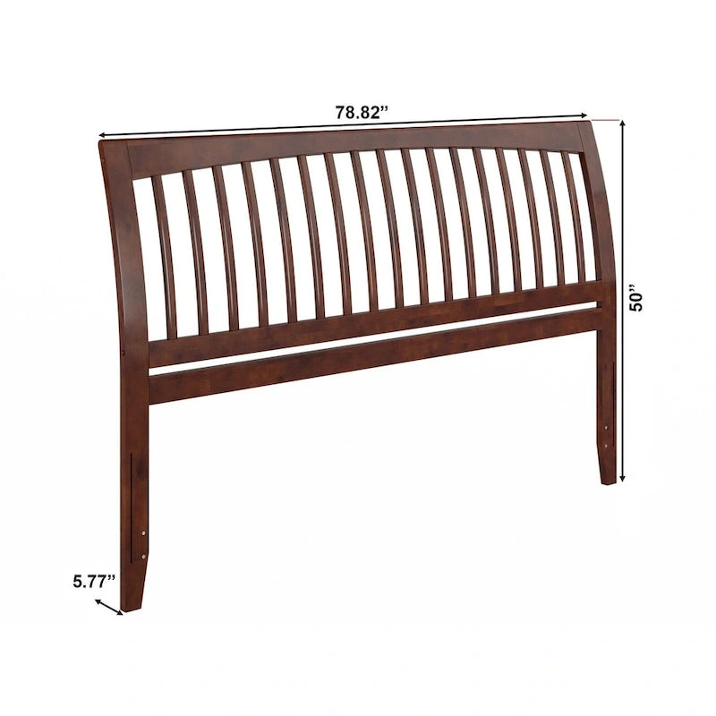 Orleans Sleigh Solid Wood Slat Headboard