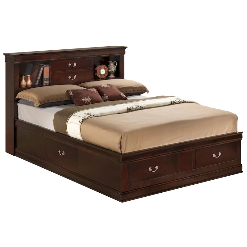 Glory Furniture Louis Phillipe Storage bed