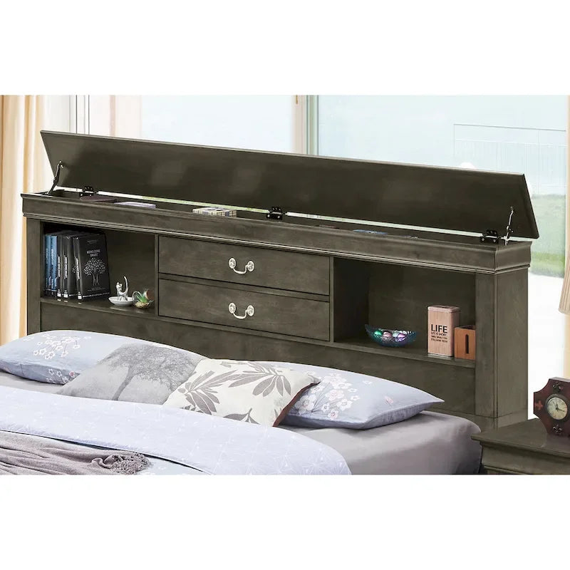 Glory Furniture Louis Phillipe Storage bed