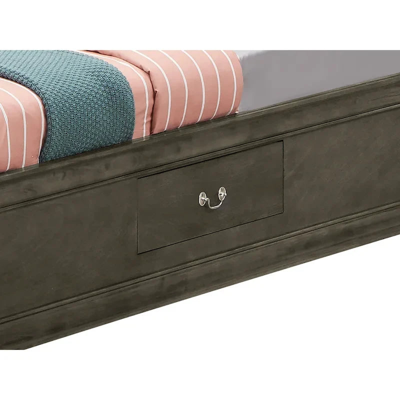 Glory Furniture Louis Phillipe Storage bed