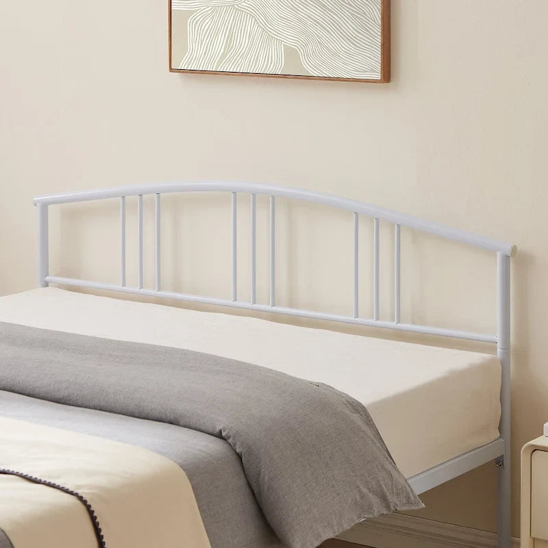 14 Inch Bed Frames Metal Platform Bed with Spindle Headboard Footboard/Mattress Foundation/No Box Spring Needed