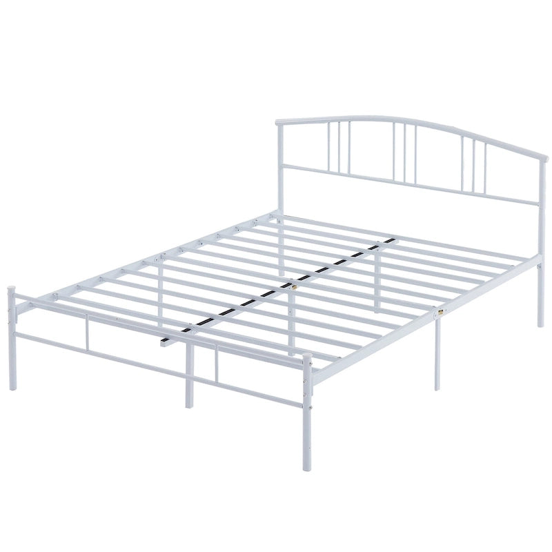 14 Inch Bed Frames Metal Platform Bed with Spindle Headboard Footboard/Mattress Foundation/No Box Spring Needed