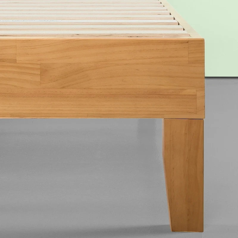 Priage by Zinus Deluxe Solid Pine Wood 14-inch Platform Bed