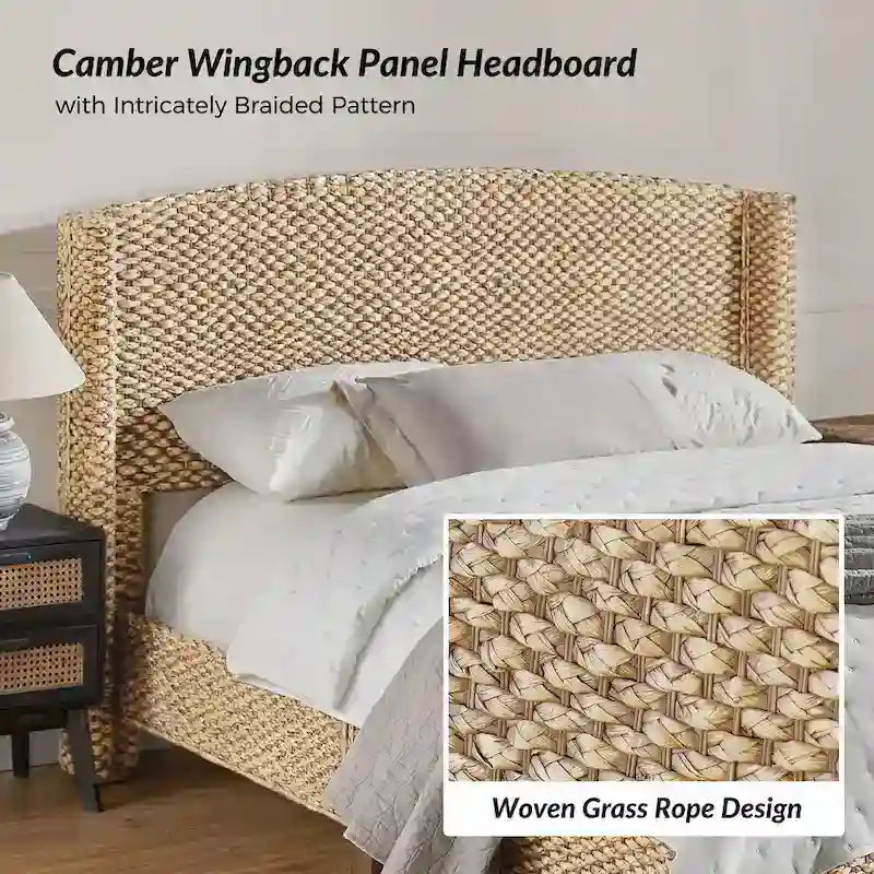 Ludwig Traditional Standard Bed with Wingback Design by HULALA HOME