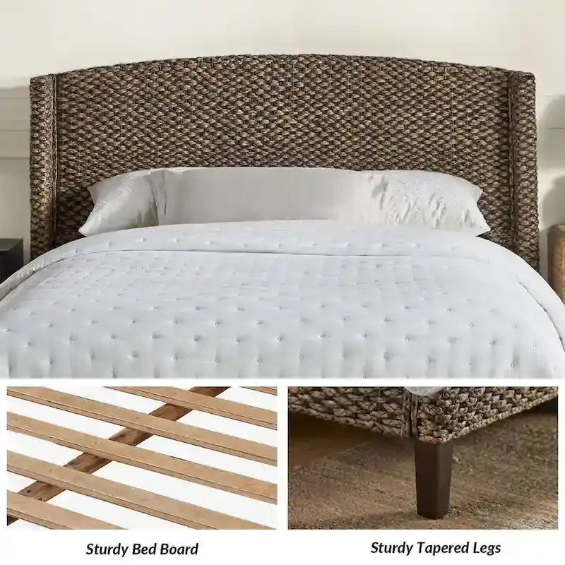 Ludwig Traditional Standard Bed with Wingback Design by HULALA HOME