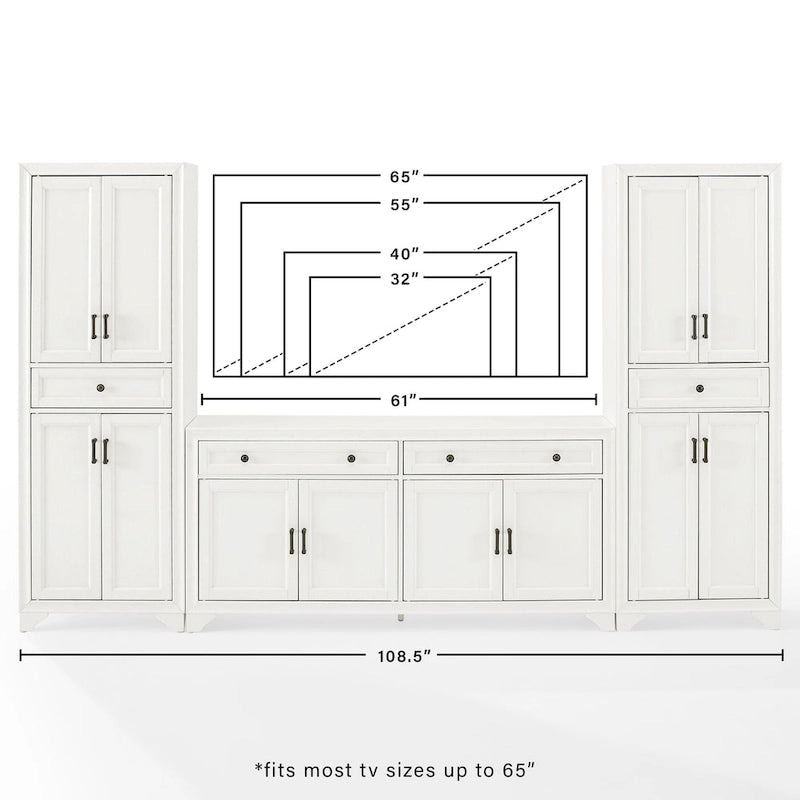 Crosley Tara 3Pc Entertainment Set - 15x108.5x67.75