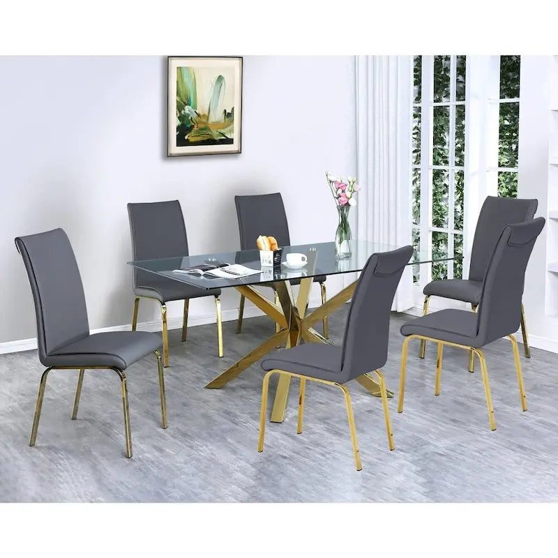 Best Quality Furniture 7-piece Dining Set