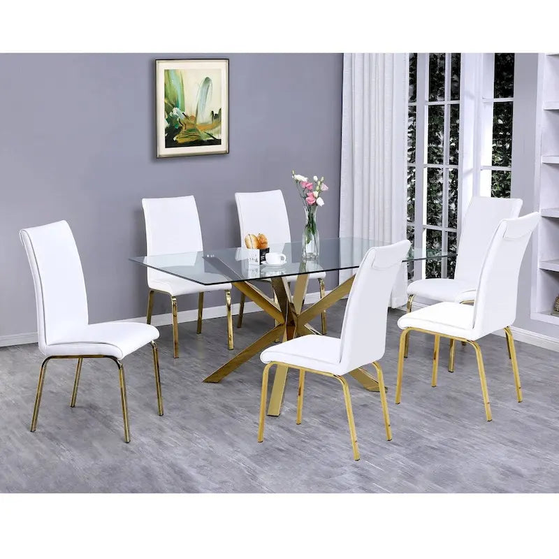 Best Quality Furniture 7-piece Dining Set