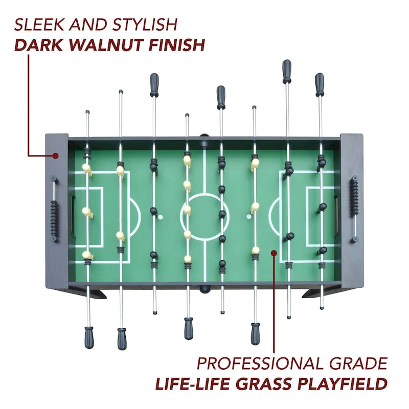 Hathaway Hurricane 54-inch Foosball Table - Dark Walnut