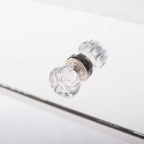 3-Drawers Mirror Table Dressing Table Console Table