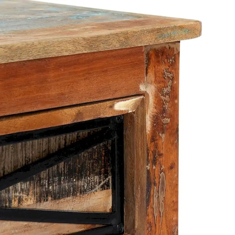 vidaXL TV Stand 47.2x11.8x15.7 Solid Wood Reclaimed