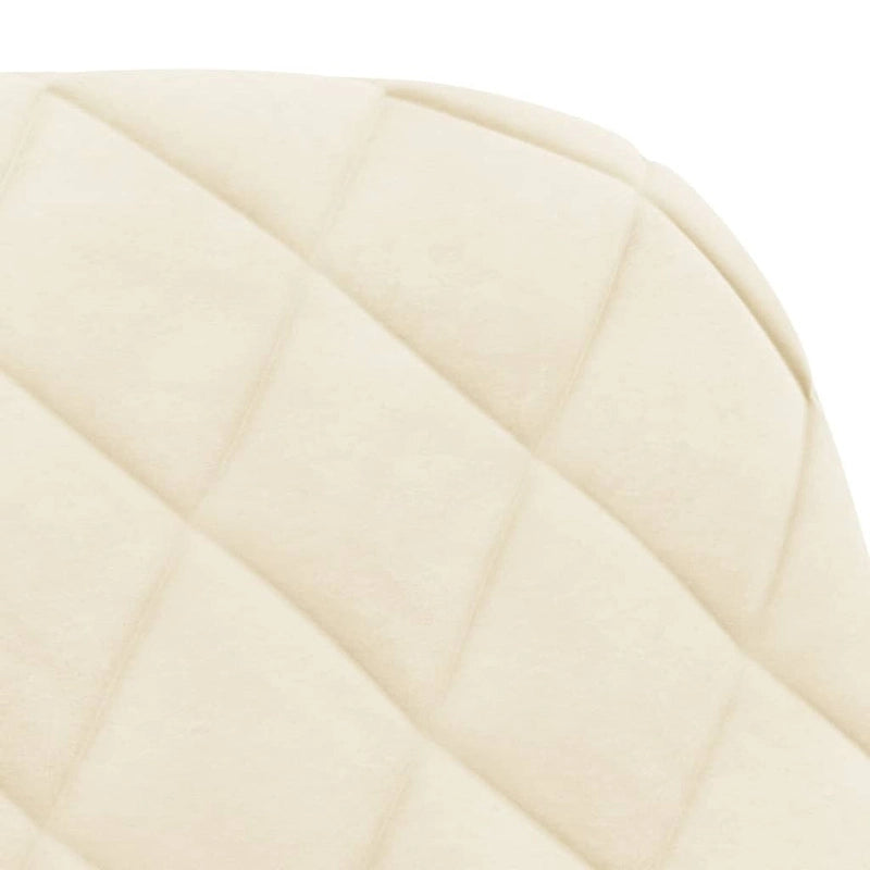 vidaXL Swivel Dining Chairs 2 Pcs Modern Accent Upholstered Side Chair Velvet - 20.3 x 23.2 x 32.9