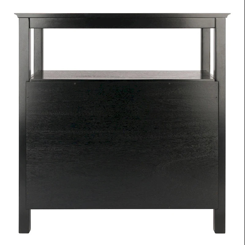 Buffet Cabinet, Black - 36 x 18.03 x 35.98 inches - 36 x 18.03 x 35.98 inches