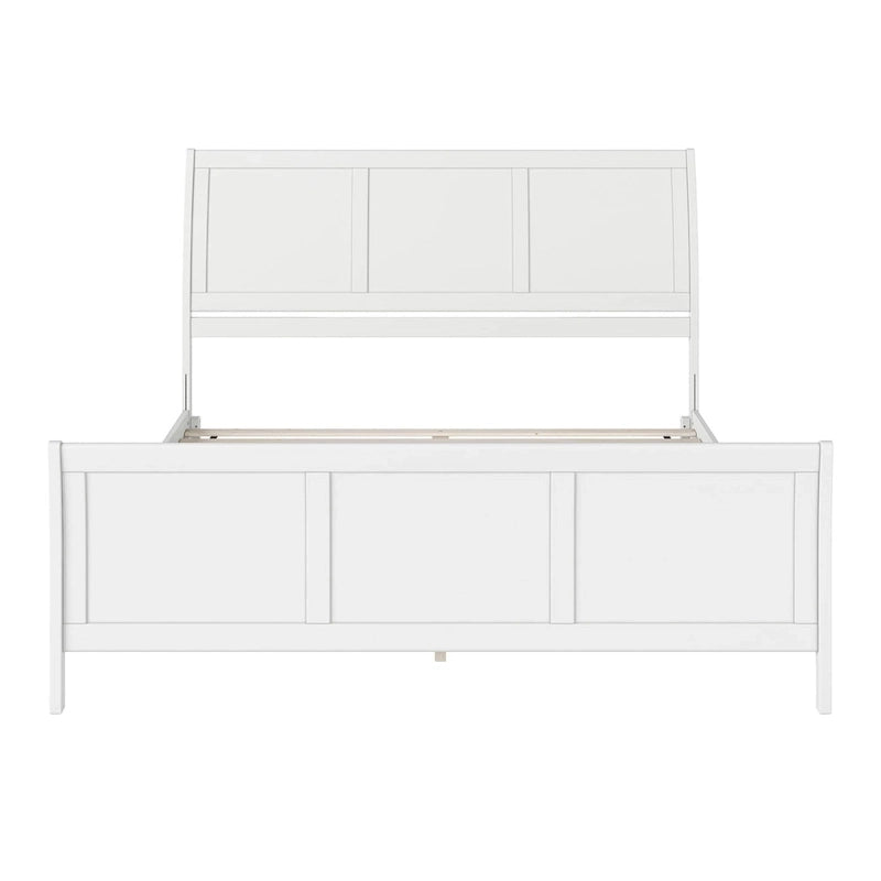 AFI, Portland Solid Wood Low Profile Platform Bed with Matching Footboard