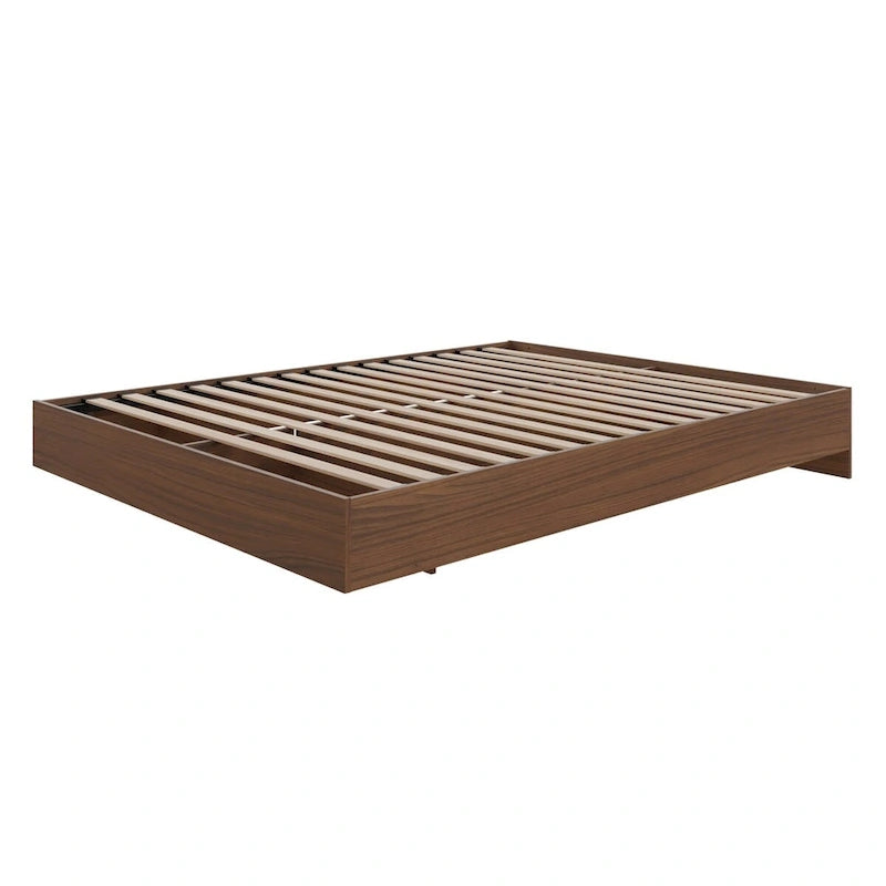Nexera Platform Bed Frame , Brown