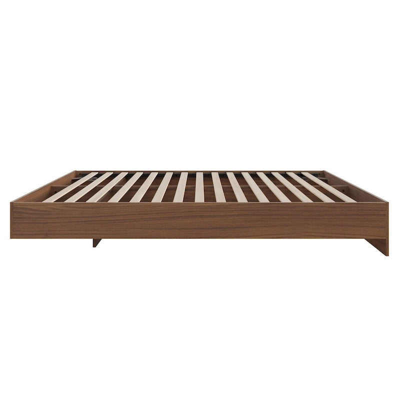 Nexera Platform Bed Frame , Brown