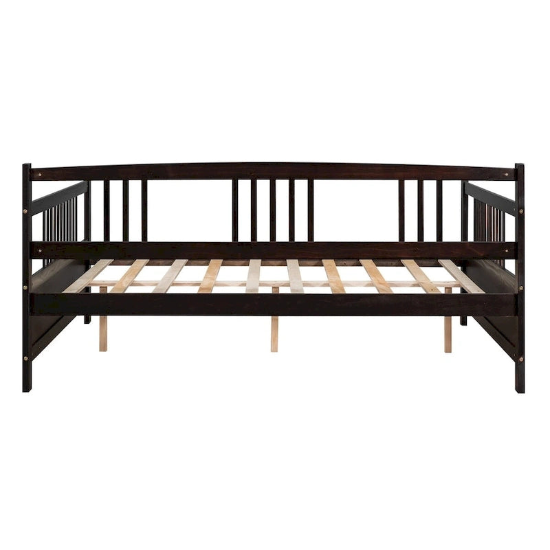 Multifunctional Solid Wood Daybed: Twin Size, Storage