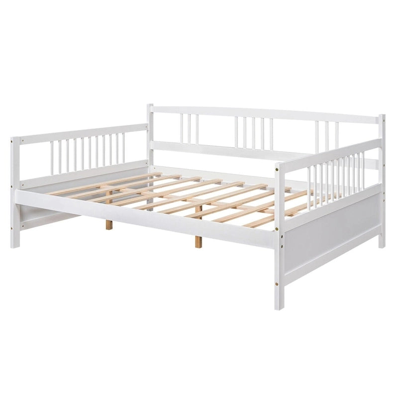 Multifunctional Solid Wood Daybed: Twin Size, Storage