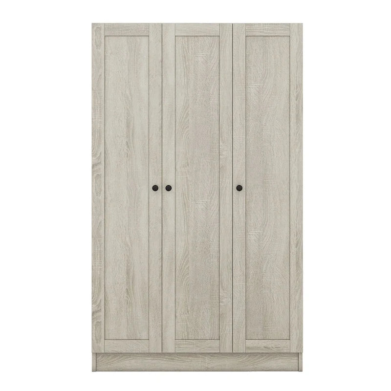 3-Door Shutter Wardrobe with shelves