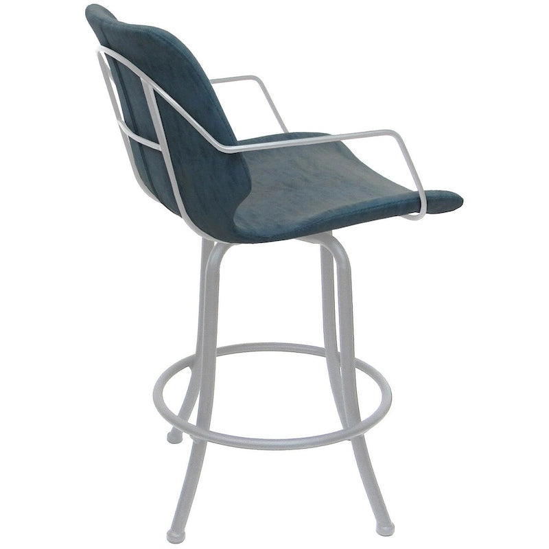 Asheville Swivel Counter 26, 30 or Extra Tall 34 Metal Bar Stool