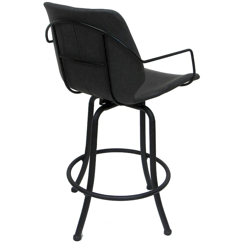 Asheville Swivel Counter 26, 30 or Extra Tall 34 Metal Bar Stool