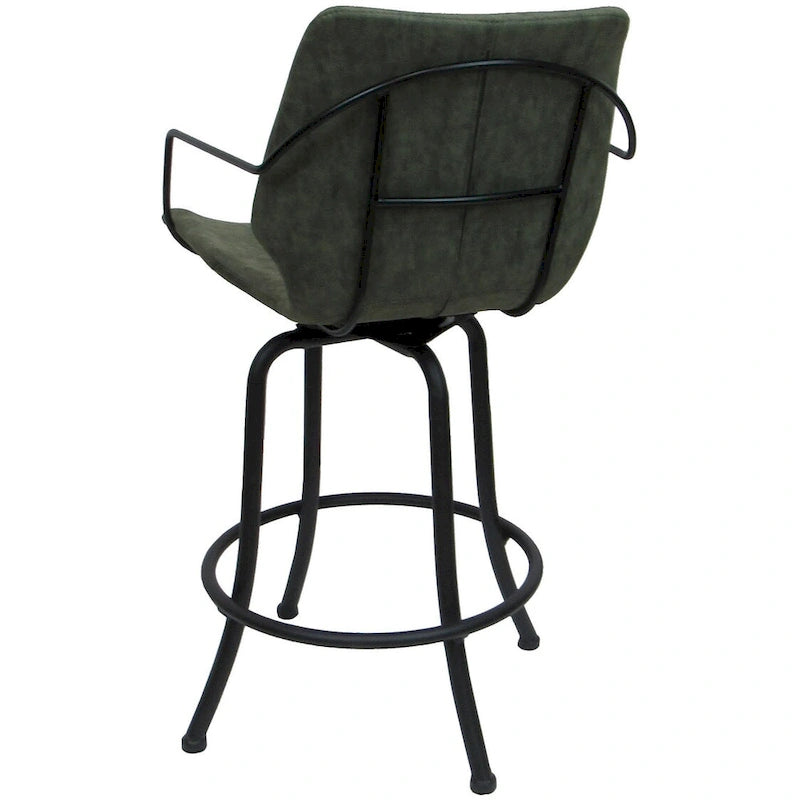 Asheville Swivel Counter 26, 30 or Extra Tall 34 Metal Bar Stool
