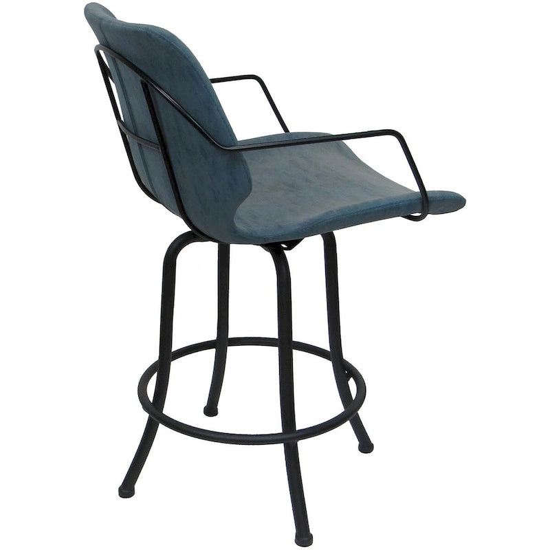 Asheville Swivel Counter 26, 30 or Extra Tall 34 Metal Bar Stool