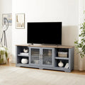 Modern Farmhouse TV Media Stand Cabinet for up to 80 TV - N/A