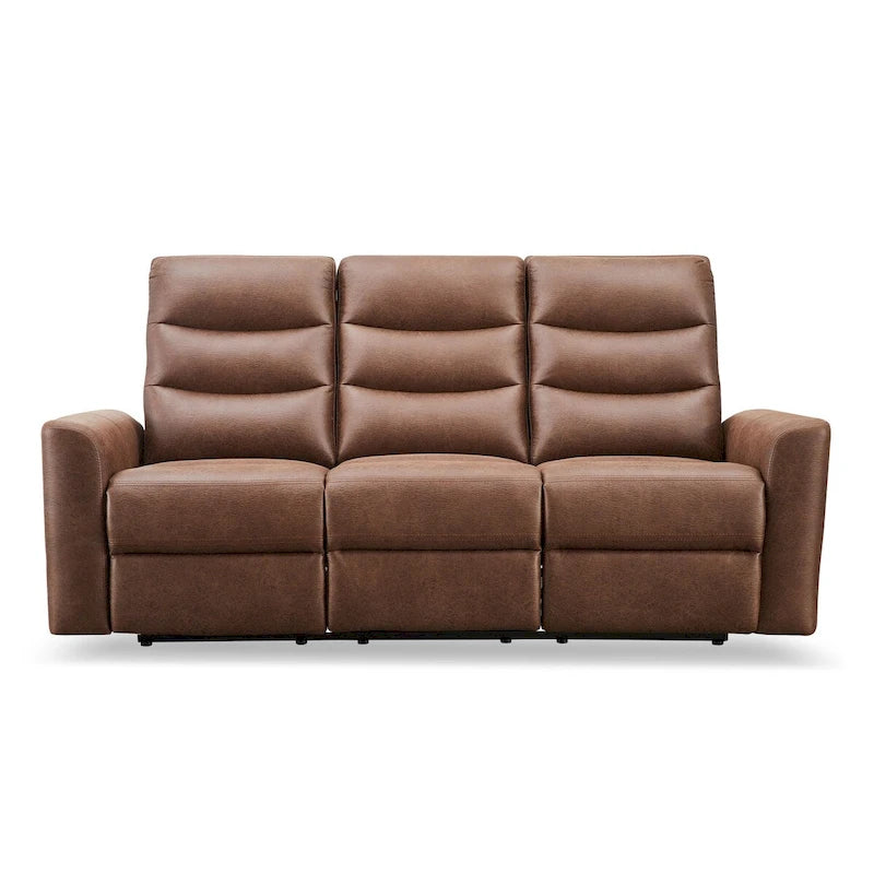 Abbyson Ford Fabric Manual Reclining Sofa
