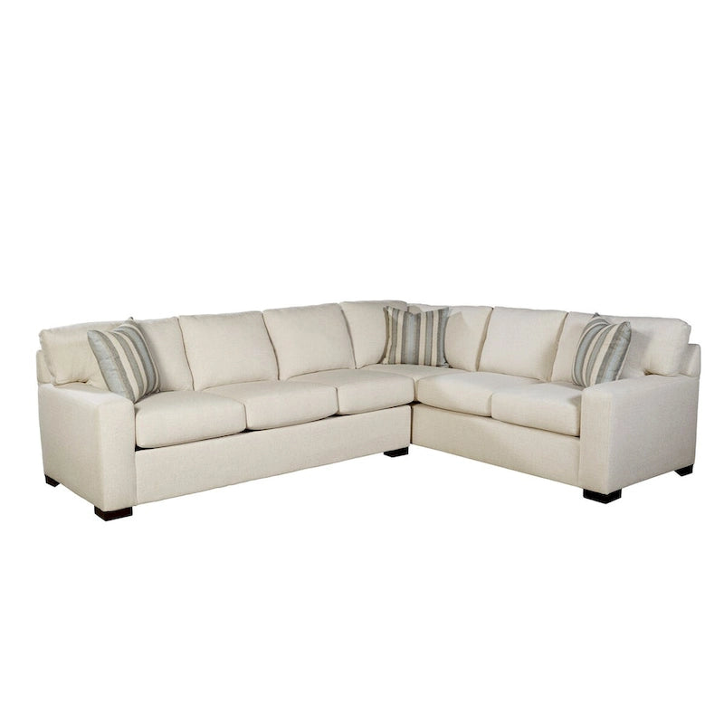 Kobe Cream Sectional Sofa Bed with Queen Gel Memory Foam Mattress