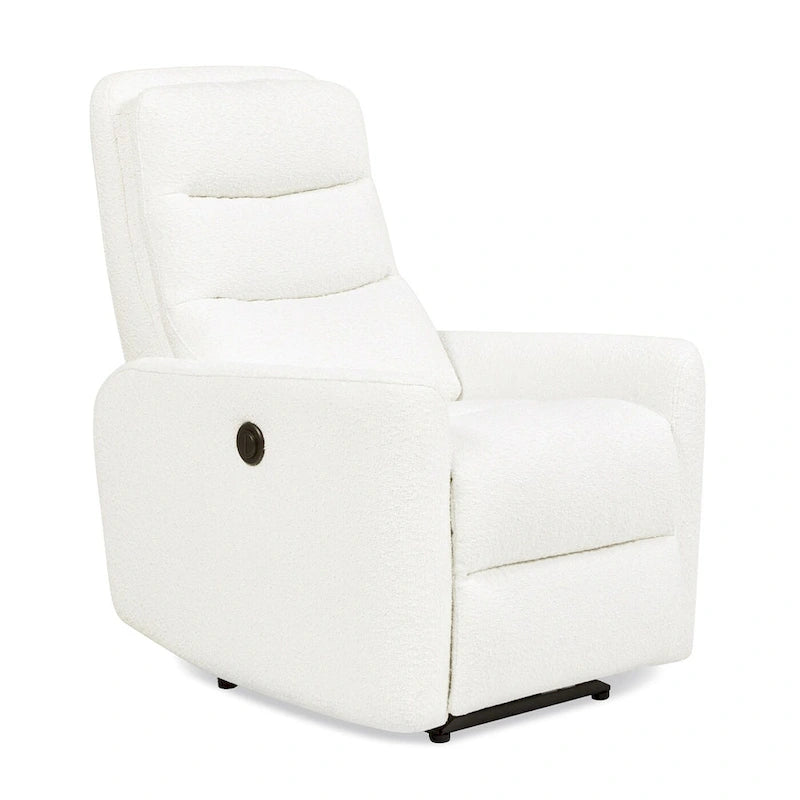Bloomy 35.5 Boucle Upholstered High-Back Power Recliner Motion Chair