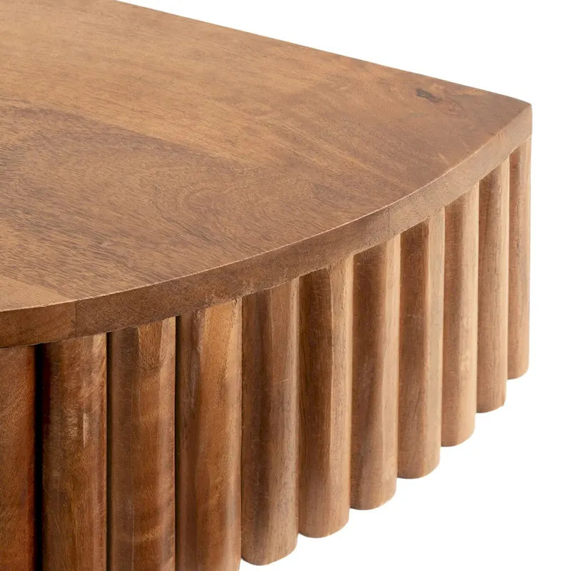 Kate and Laurel Reid Ribbed Floating Side Table