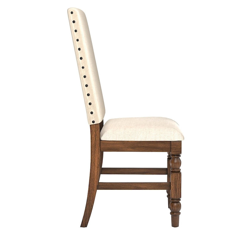 Flatiron Nailhead Upholstered Dining Chairs (Set of 2) by iNSPIRE Q Classic