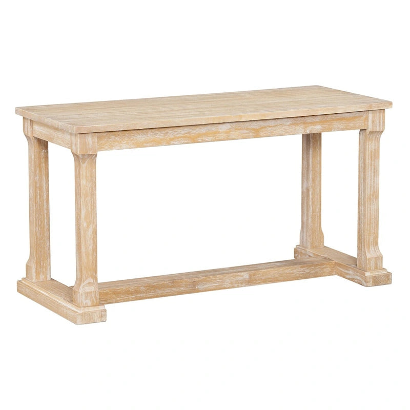 6-Piece Dining Table Set with Storage Shelf and Curved Legs, Kitchen Table Set with Bench and 4 Removable Cushions Dining Chairs