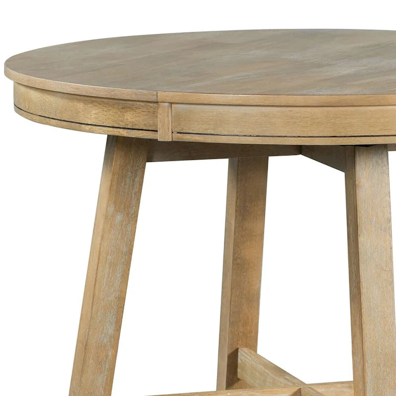 Vintage Stylish Extendable Dining Table with a Removable Leaf