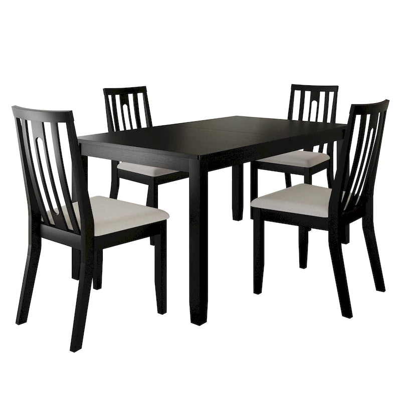 CraftPorch Contemporary 5-piece Wooden Dining Set
