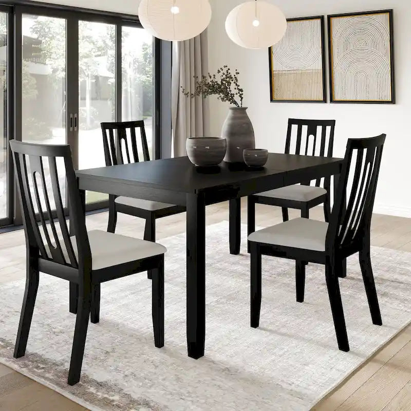 CraftPorch Contemporary 5-piece Wooden Dining Set