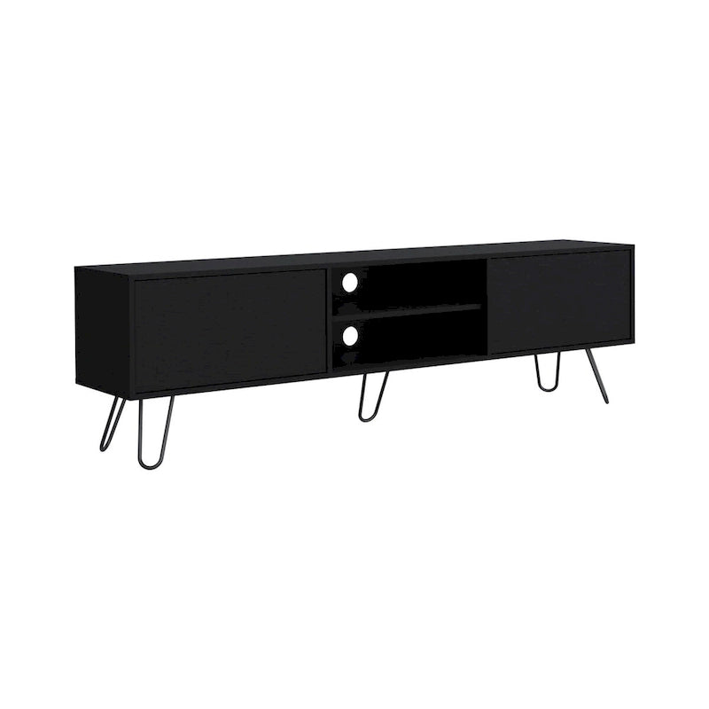 Vassel 2-Cabinet TV Stand Hairpin Legs