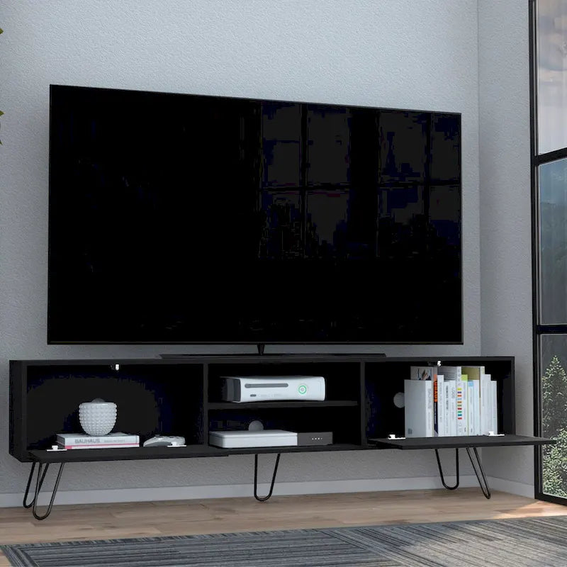 Vassel 2-Cabinet TV Stand Hairpin Legs