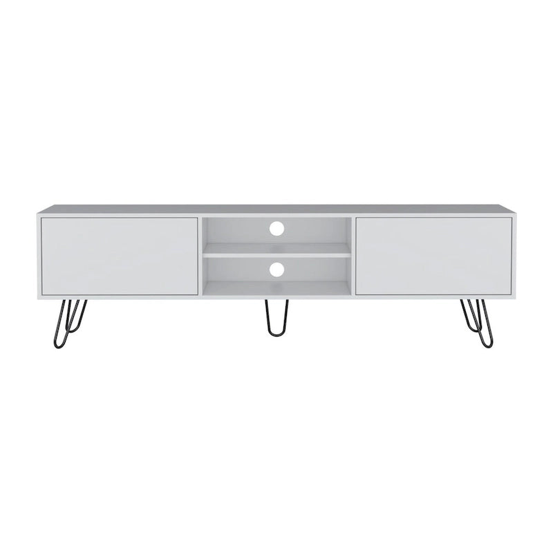 Vassel 2-Cabinet TV Stand Hairpin Legs