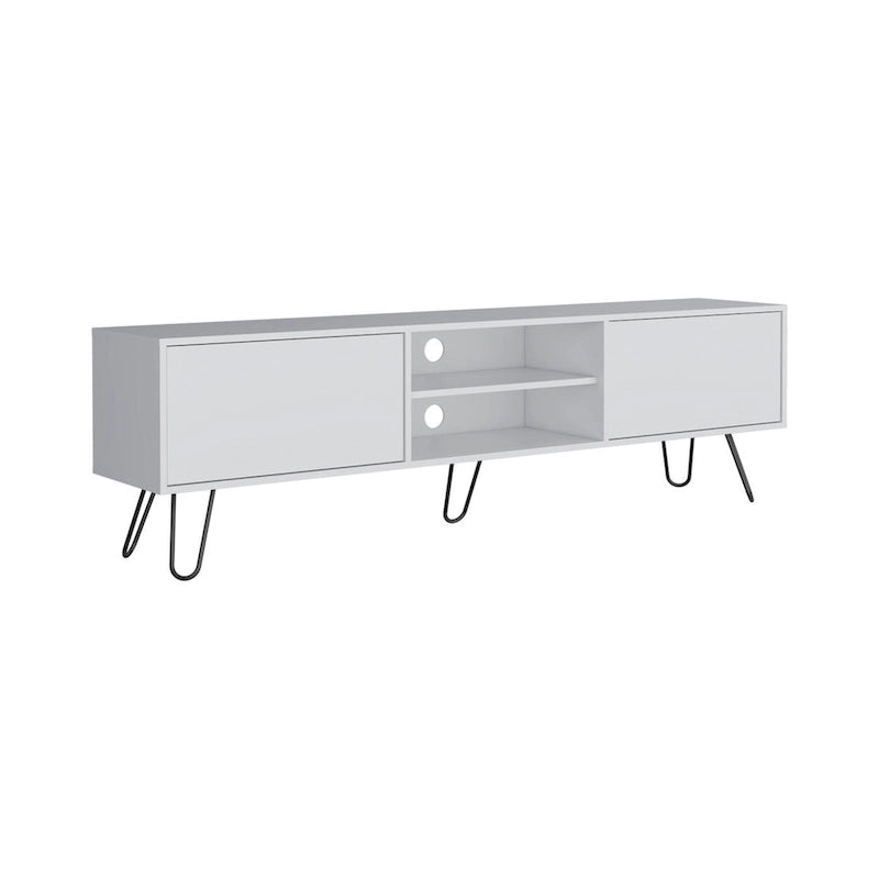 Vassel 2-Cabinet TV Stand Hairpin Legs